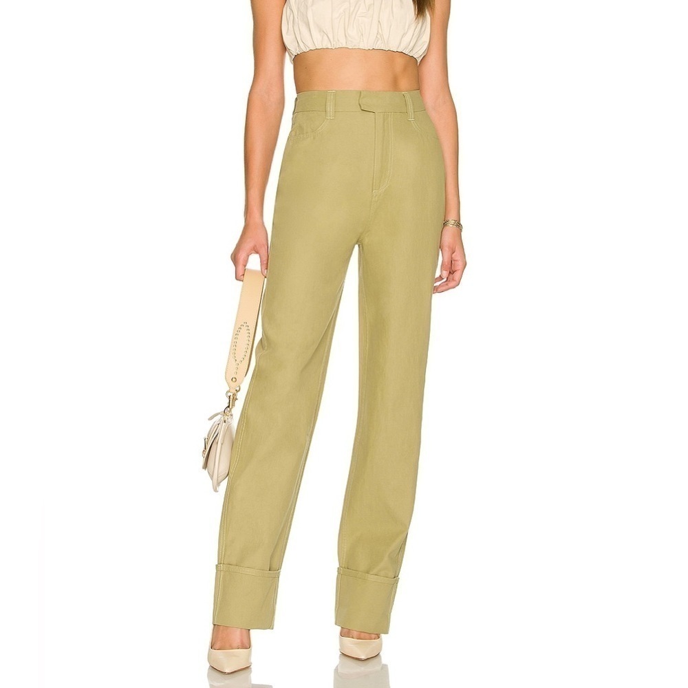 Song of Style from REVOLVE Prana Pant in Light Green